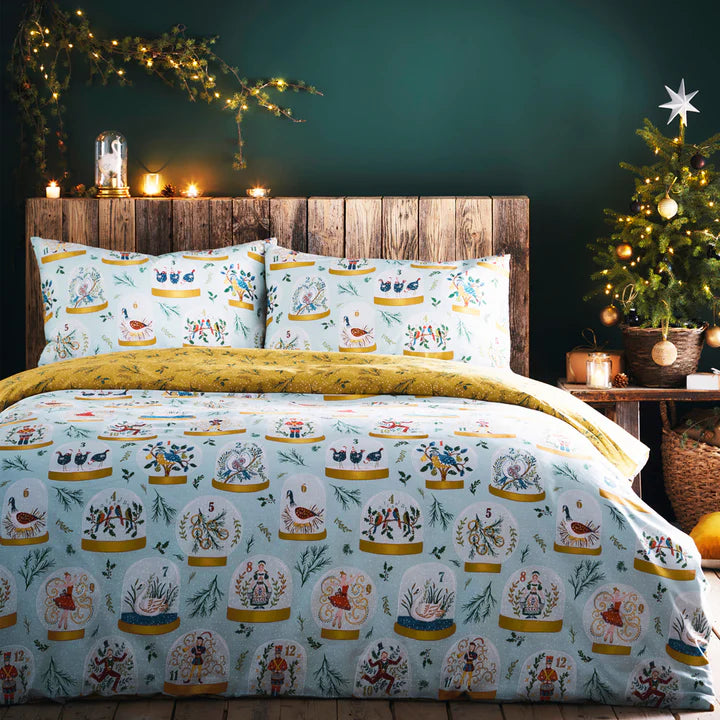 12 days of christmas duvet cover set