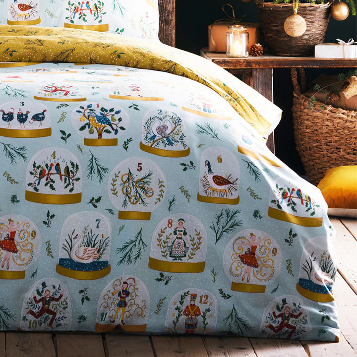 12 Days of Christmas Festive Duvet Cover Set