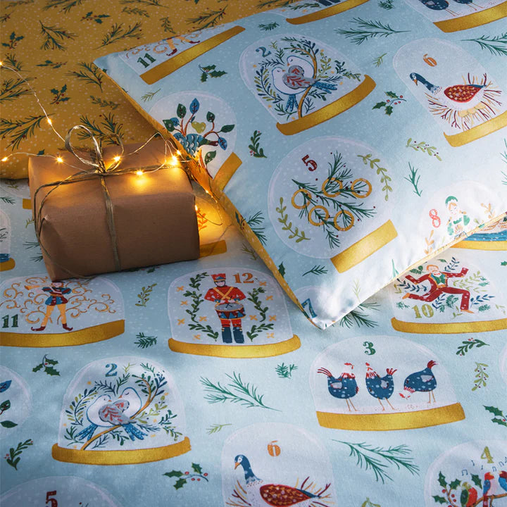 12 Days of Christmas Festive Duvet Cover Set