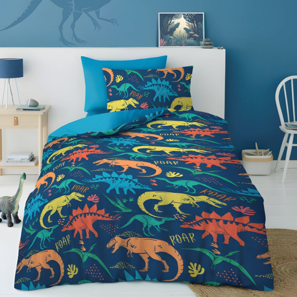 Roar Dinosaur Childrens Duvet Cover