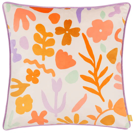 Amelie Doodles Bed Cushion Cover Multicolour