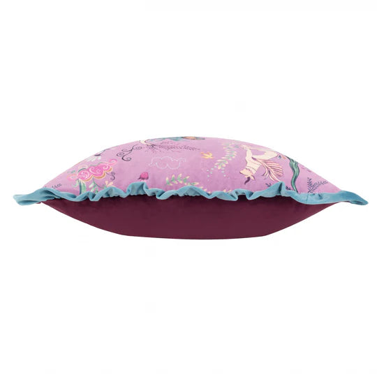 Athena Printed Velvet Bed Cushion (45cm x45cm) Cover