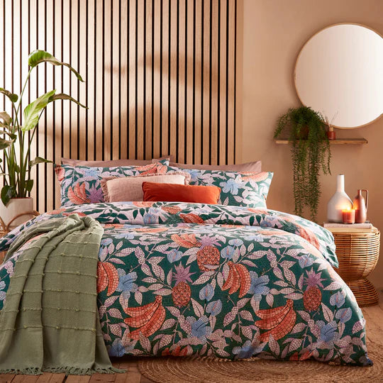 Cypressa Floral Duvet Cover Set