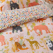 Endangered Safari Animals Childrens Duvet Covet Set 100% Cotton