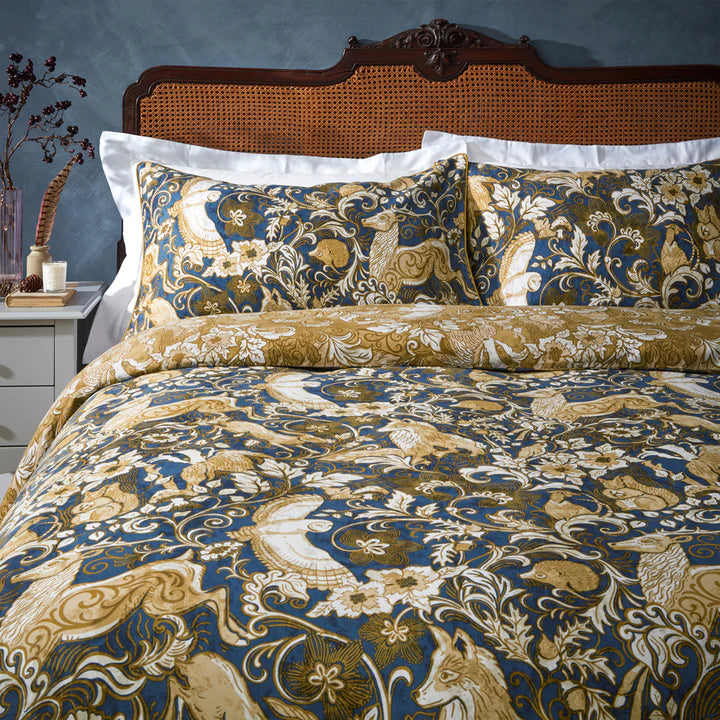 Paoletti Harewood Luxury 200 Thread Cotton Duvet Covet Set