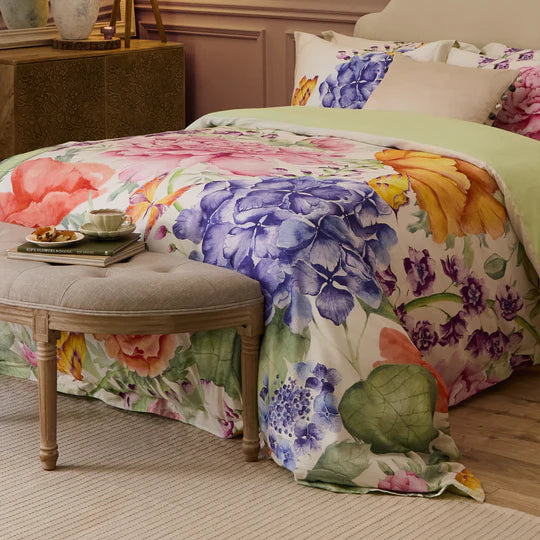 Idalia Printed Duvet Cover Set in Multicolours