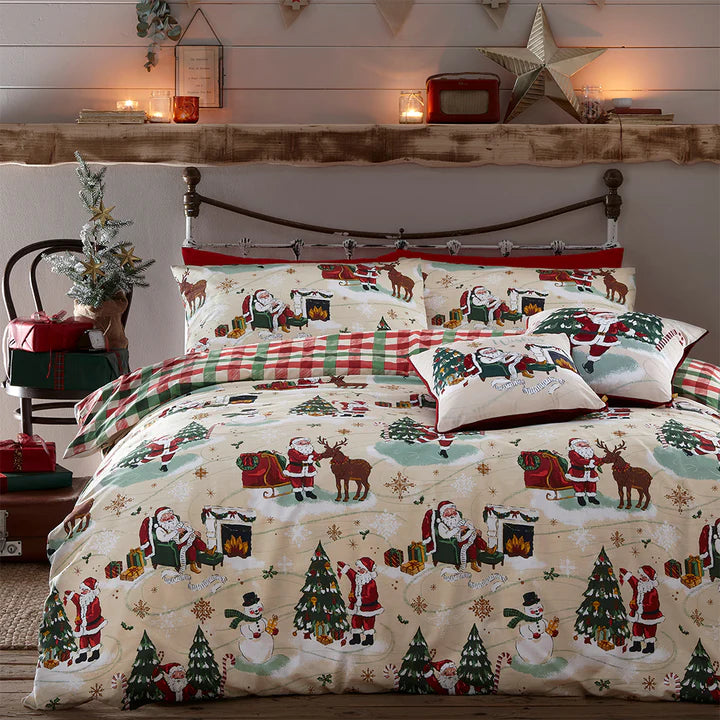 Jolly Santa Duvet Cover Set