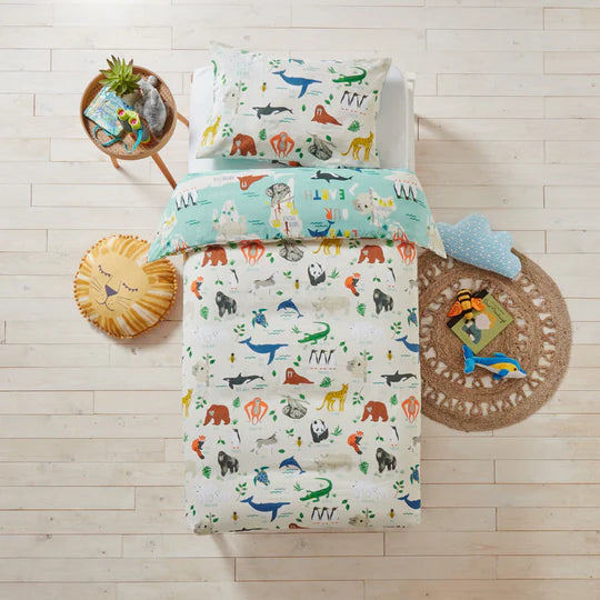 Love Our Earth Childrens Duvet Cover Set 100% Cotton