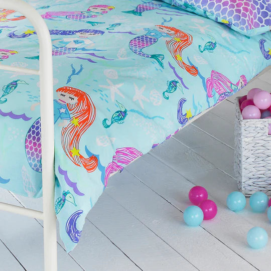 Mermaid Premium Childrens Duvet Cover Set