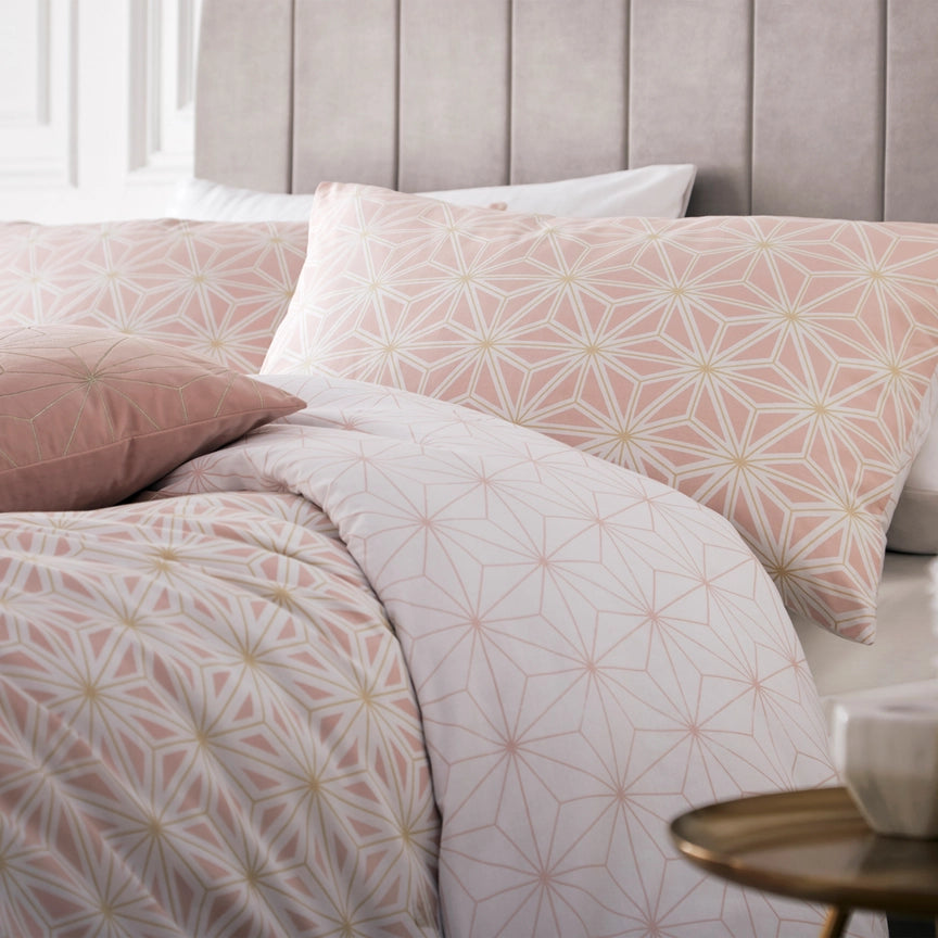 Tessellate Geometric Duvet Set