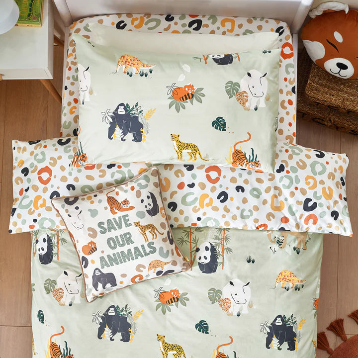 Wildlife Polycotton Reversible Duvet Cover Set