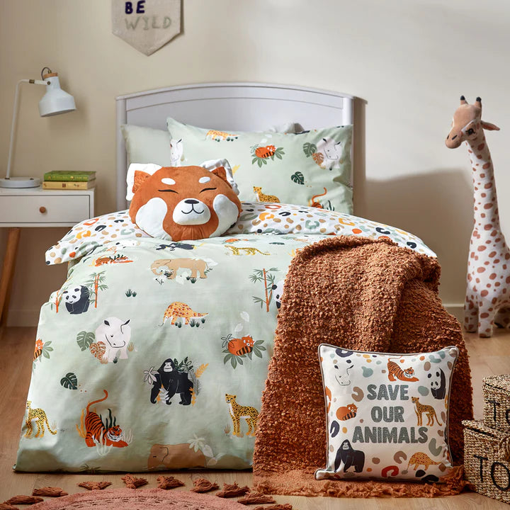 Wildlife Polycotton Reversible Duvet Cover Set