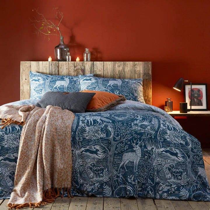 Winter Woods Reversible Duvet Cover Set