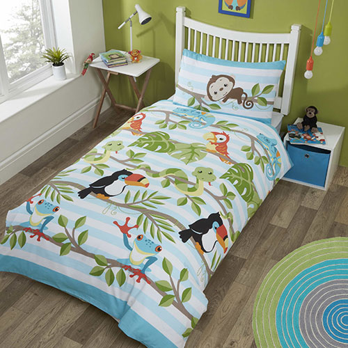 Friendly Rainforest Childrens Duvet Covet Set