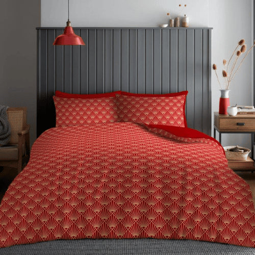 Fireside Fan Duvet Cover Set