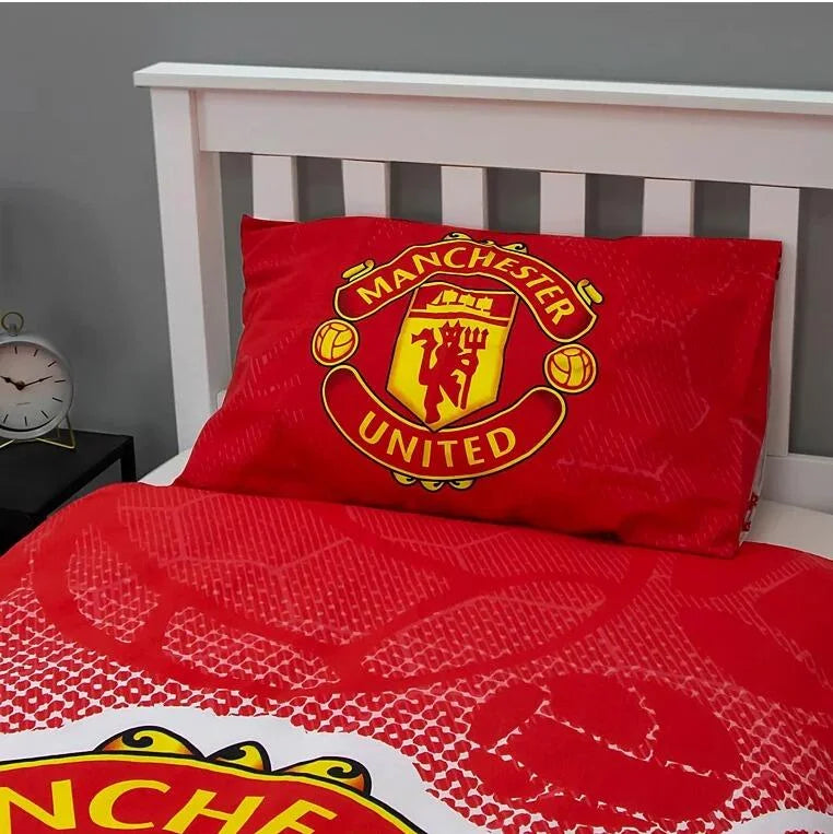 Official Man United Reversible Duvet Cover Set