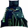 Minecraft Glow In The Dark Duvet Cover Set