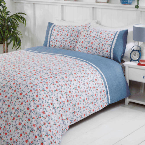 Penelope Luxury Floral Design Duvet Covet Set