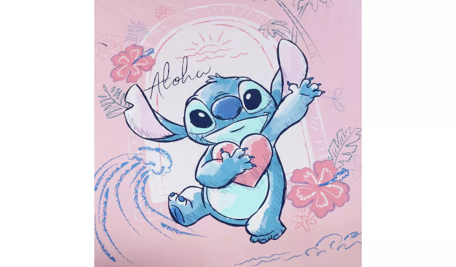 Disney Stitch Aloha Duvet Cover Set