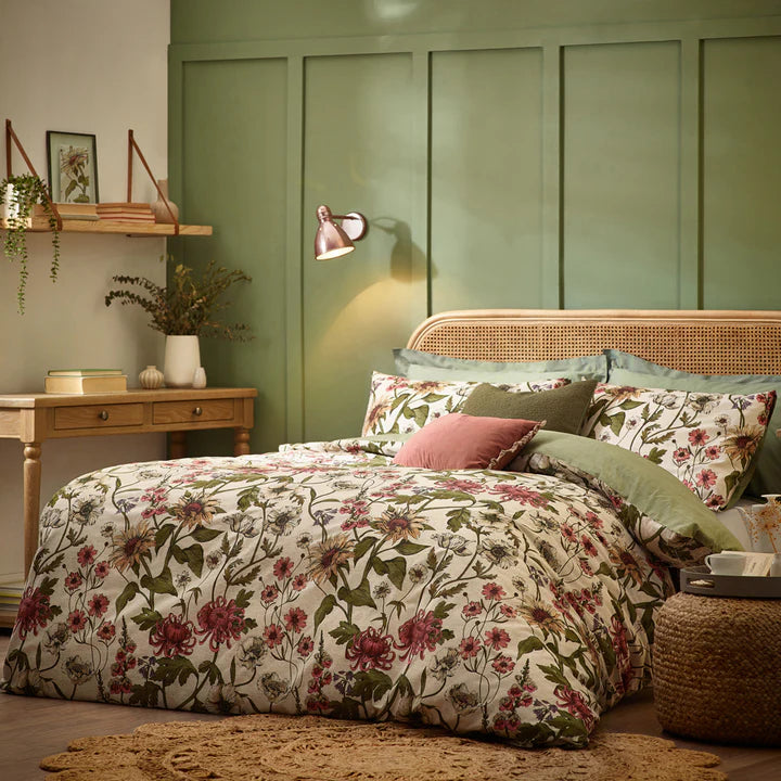 Wallflower Botanical Duvet Cover Set