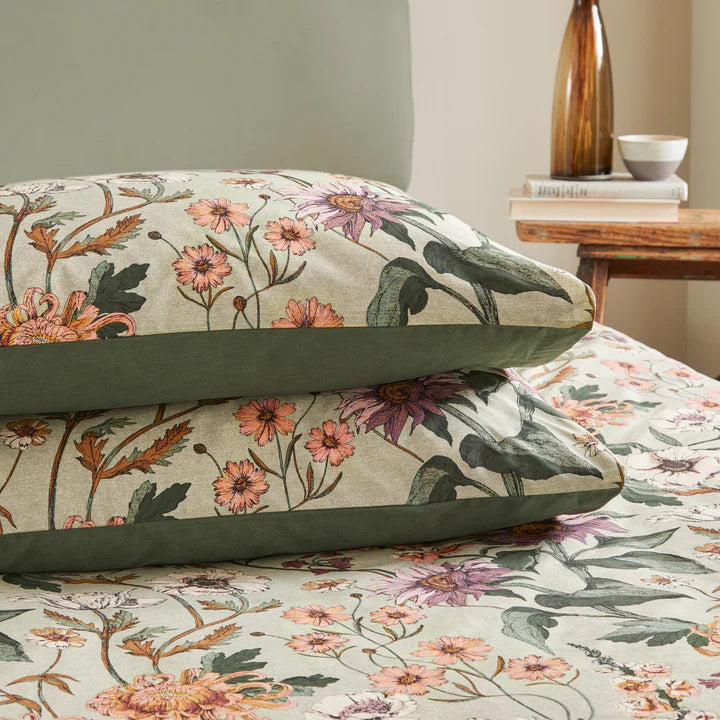 Wallflower Botanical Duvet Cover Set